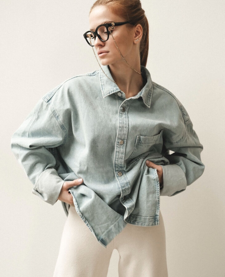 Denim shirt